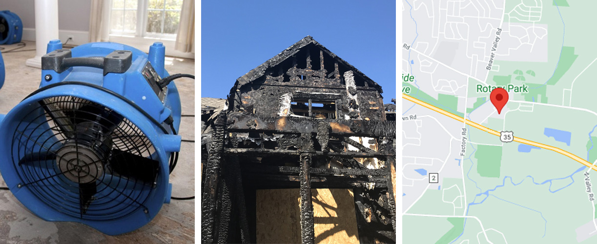 Water damage cleanup services in Alpha