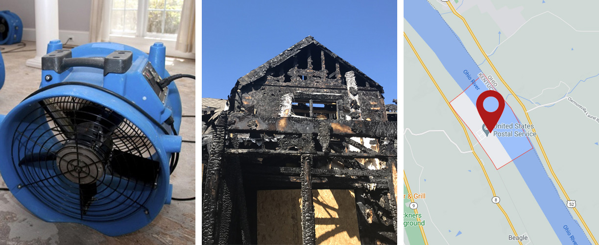 Water damage cleanup services in California