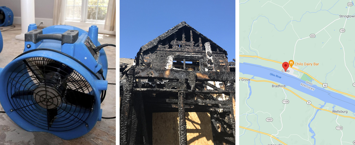 Water damage cleanup services in Chilo