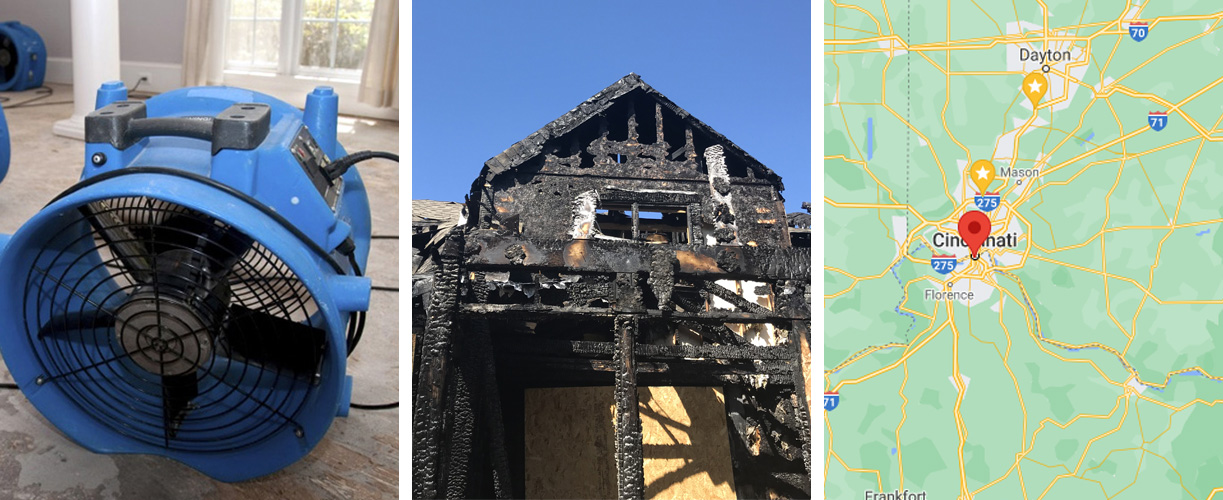 Water damage cleanup services in Cincinnati