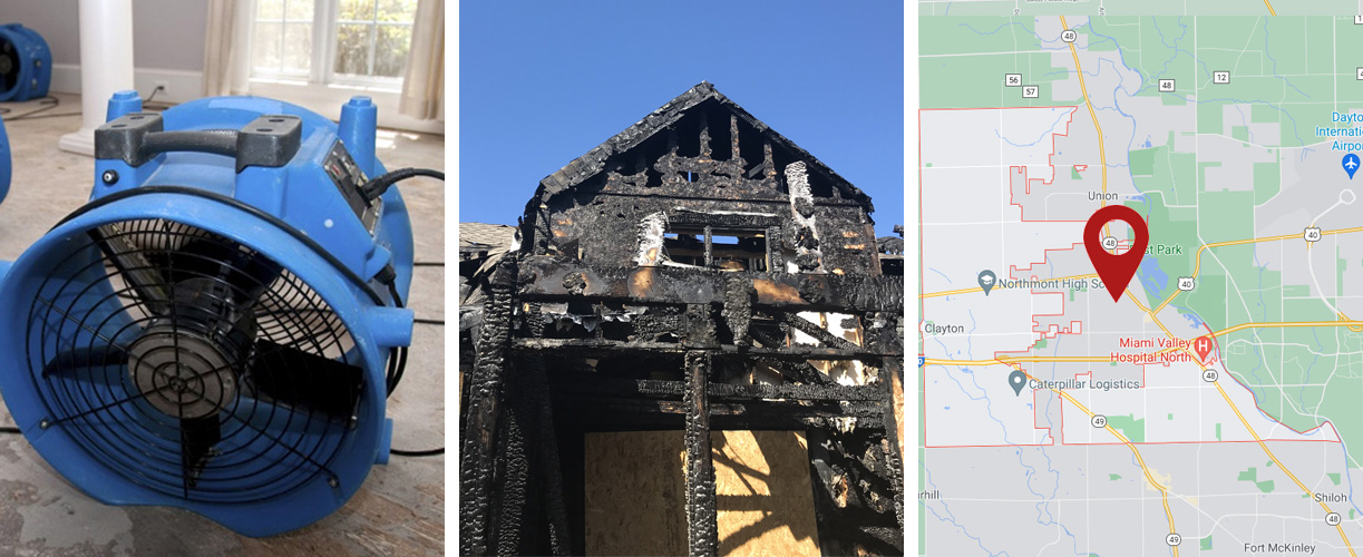 Water damage cleanup services in Clayton