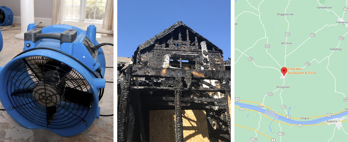 Water damage cleanup services in Felicity