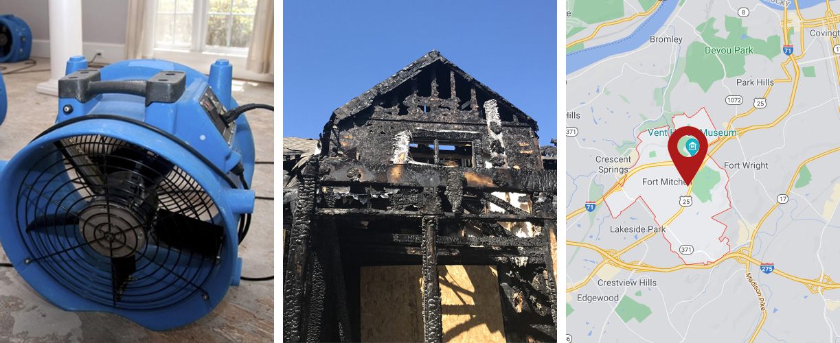 Water damage cleanup services in Latonia