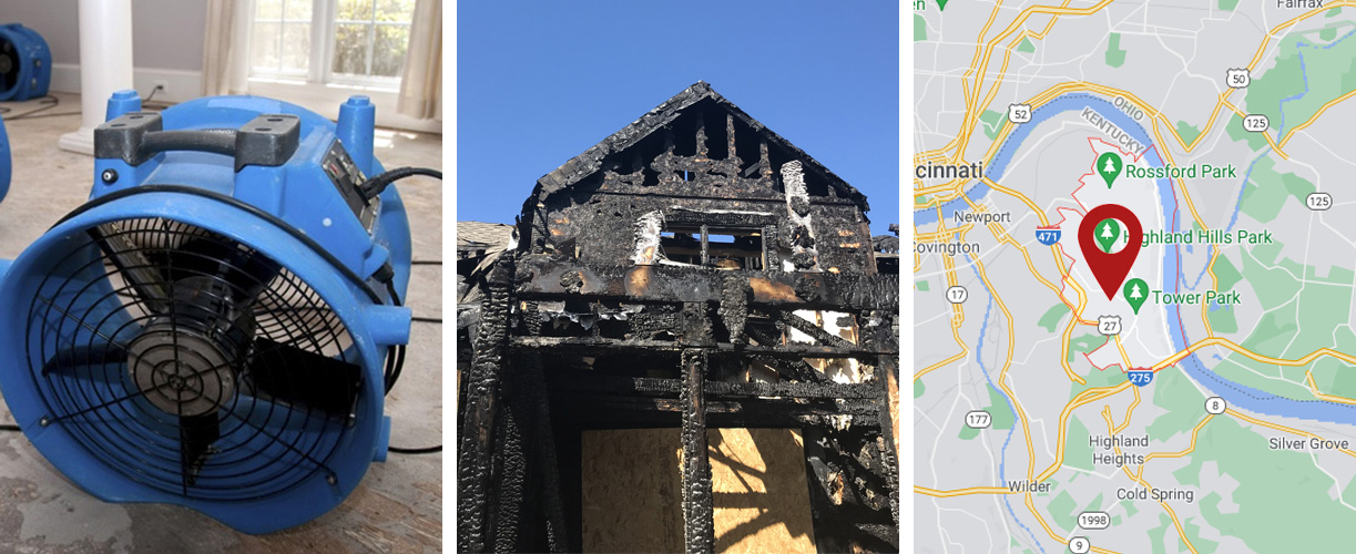 Water damage cleanup services in Fort Thomas