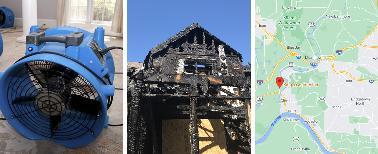 Water damage cleanup services in Hooven