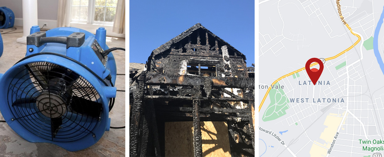 Water damage cleanup services in Latonia