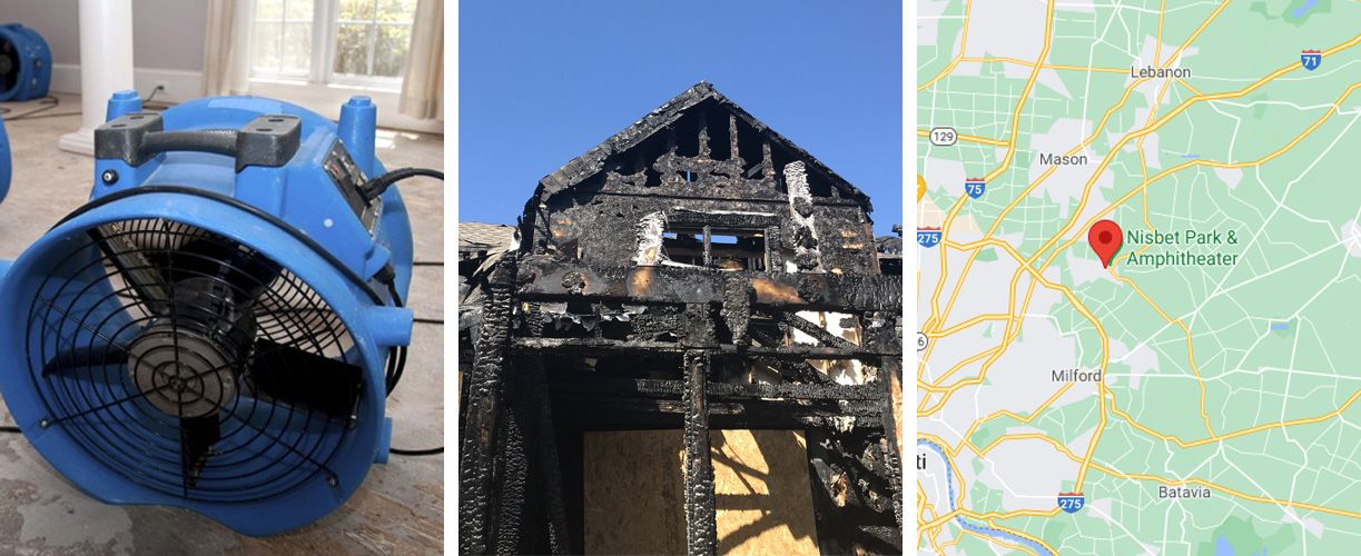 Water damage cleanup services in Loveland