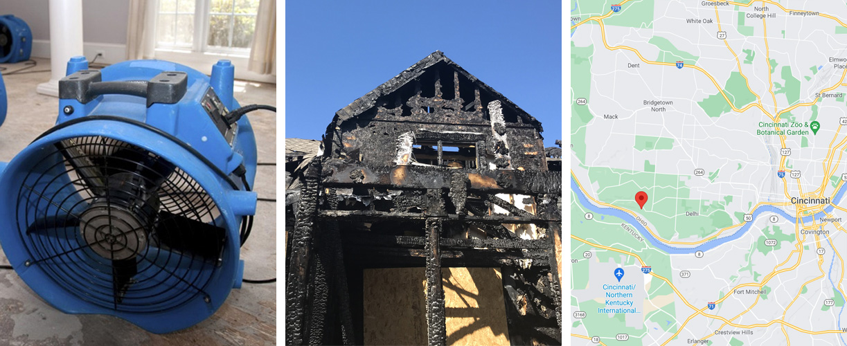 Water damage cleanup services in Mount Saint Joseph