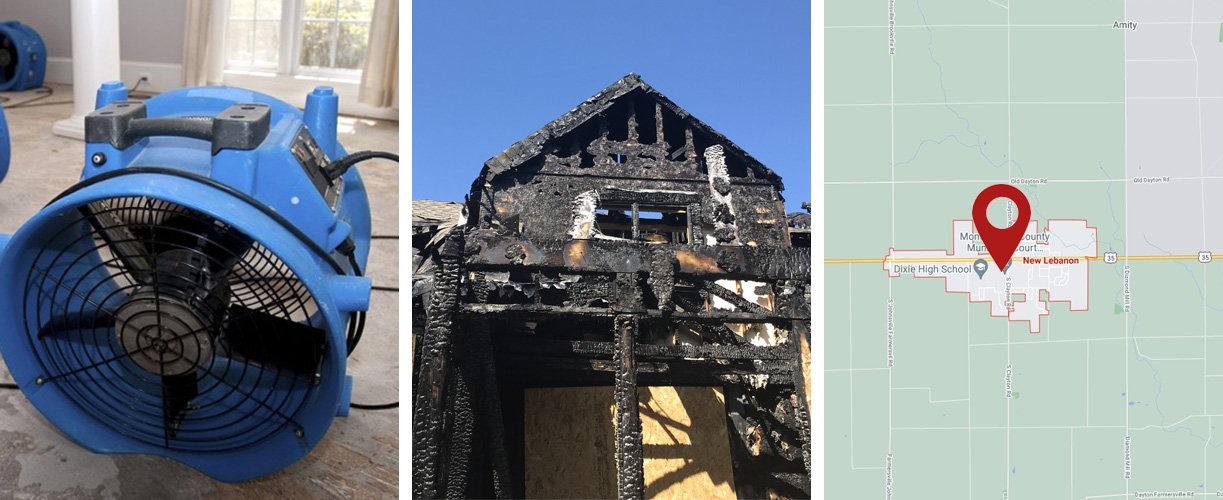 Water damage cleanup services in New Lebanon