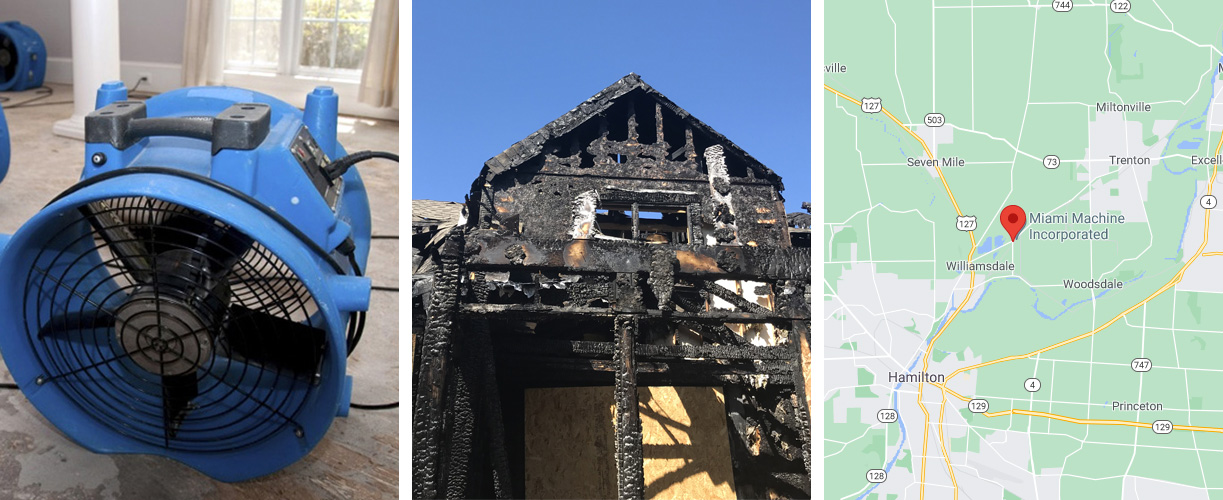 Water damage cleanup services in Overpeck