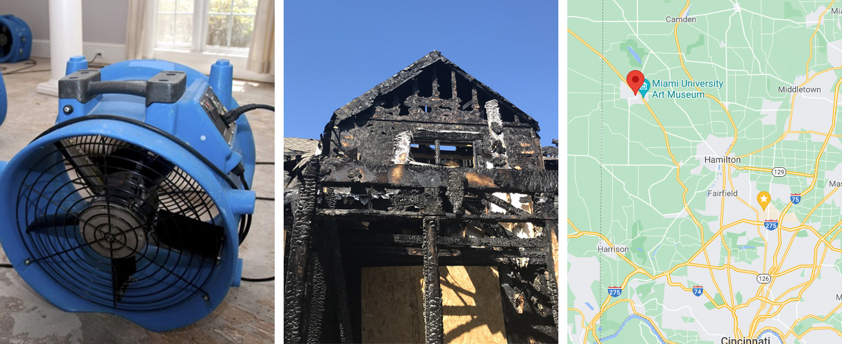 Water damage cleanup services in Oxford