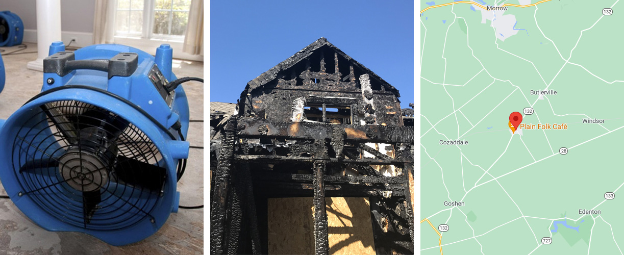 Water damage cleanup services in Pleasant Plain