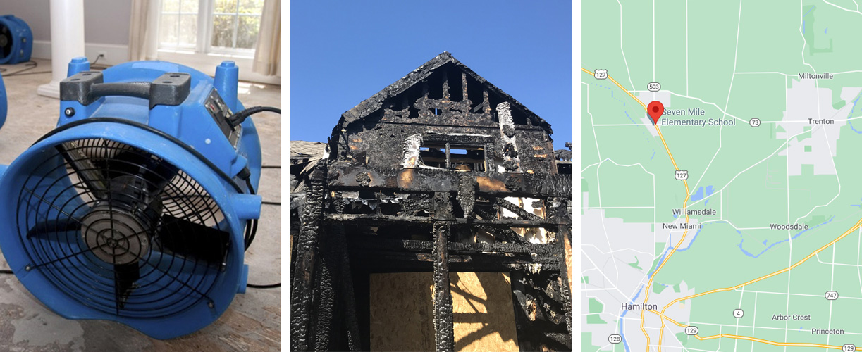 Water damage cleanup services in Seven Mile