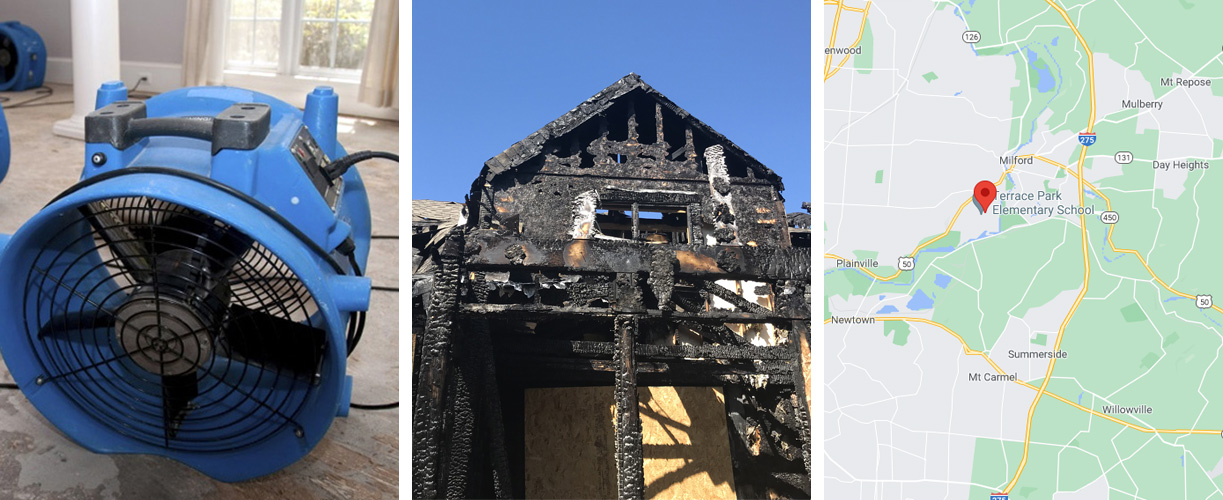 Water damage cleanup services in Terrace Park