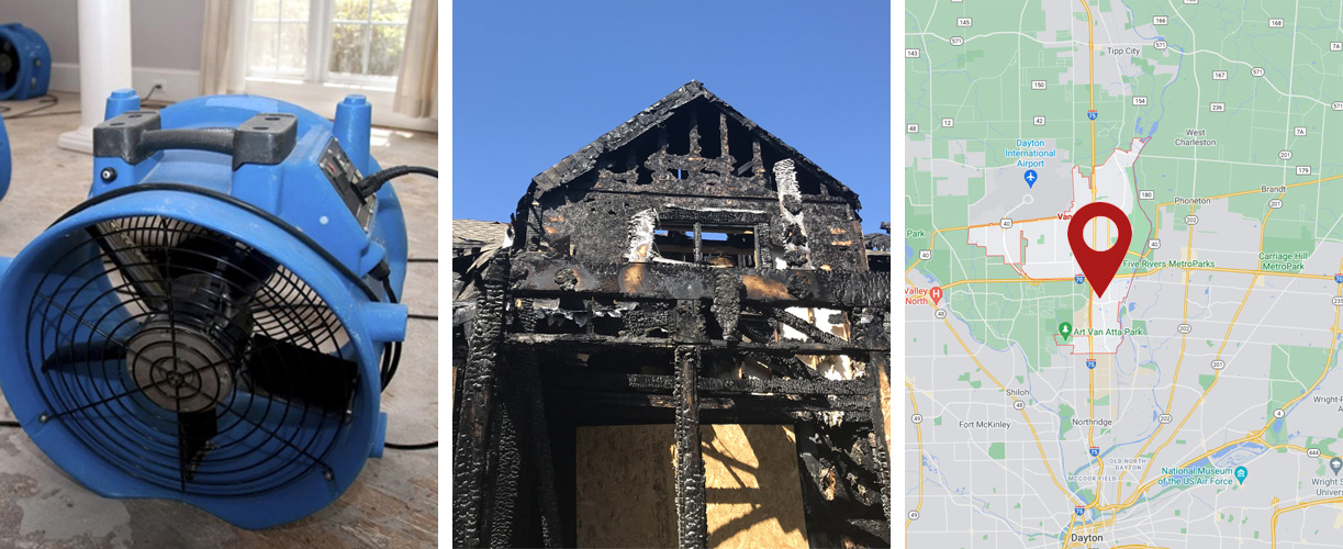 Water damage cleanup services in Vandalia