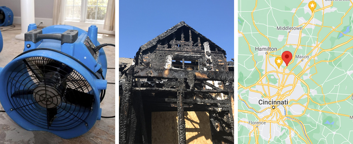 Water damage cleanup services in West Chester