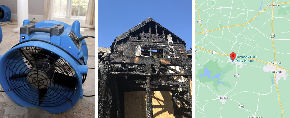 Water damage cleanup services in Williamsburg