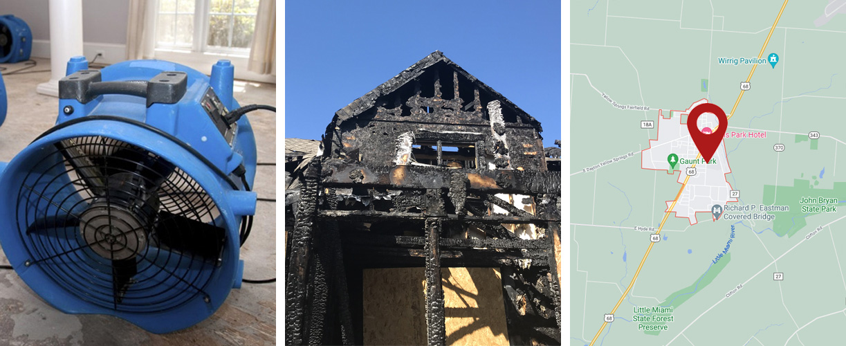 Water damage cleanup services in Yellow Springs