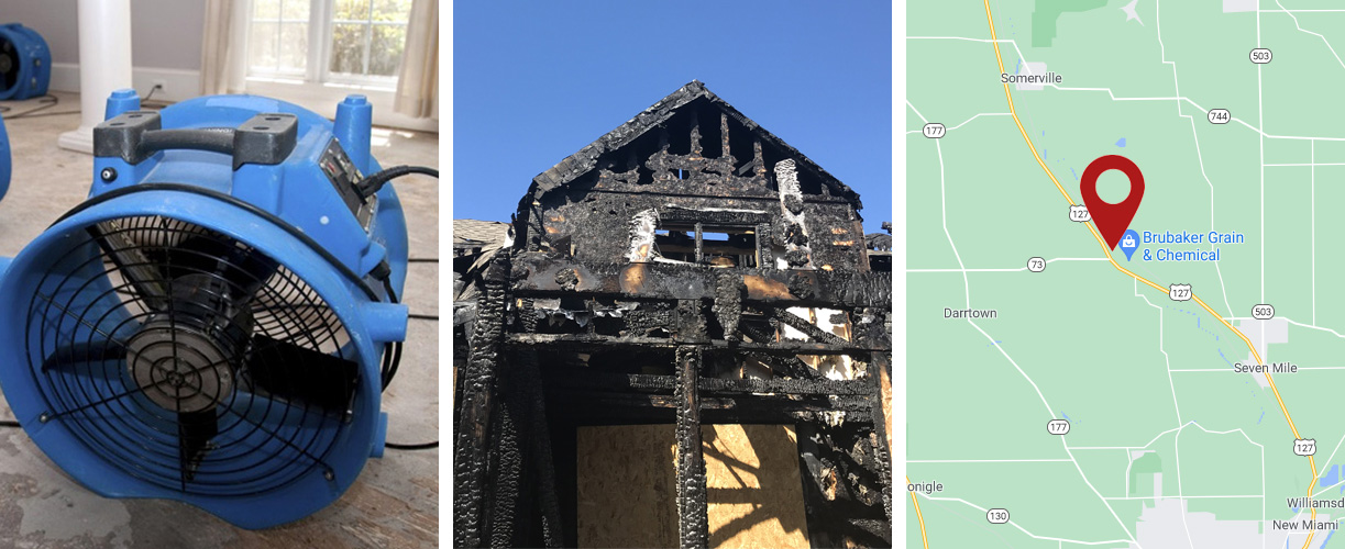 Water damage cleanup services in Collinsville