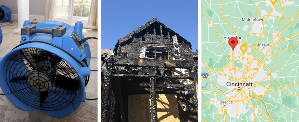 Water damage cleanup services in Fairfield