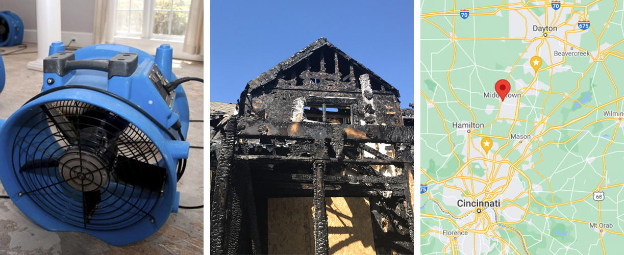 Water damage cleanup services in Middletown