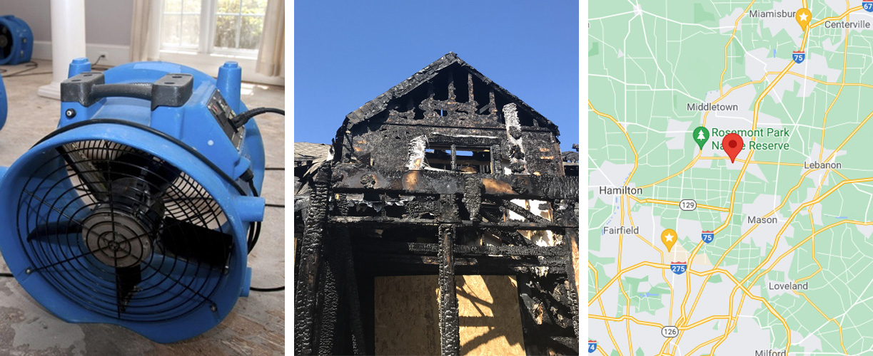 Water damage cleanup services in Monroe