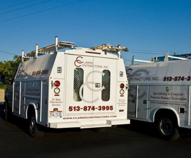 Water Damage Response Truck.