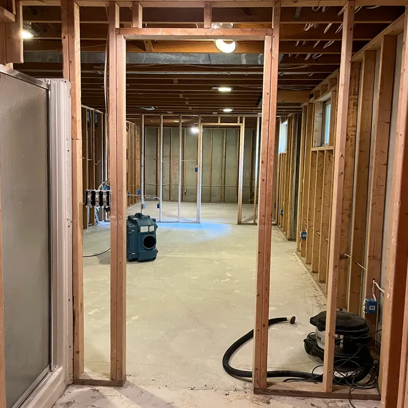 Dehumidifier in basement